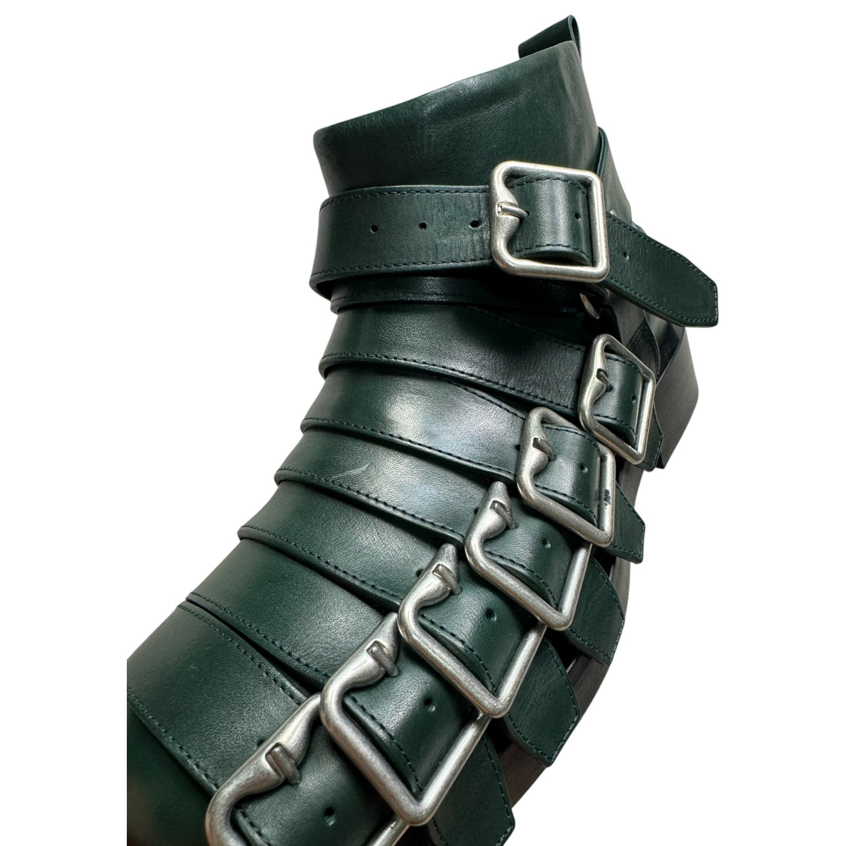 Burberry buckle boots