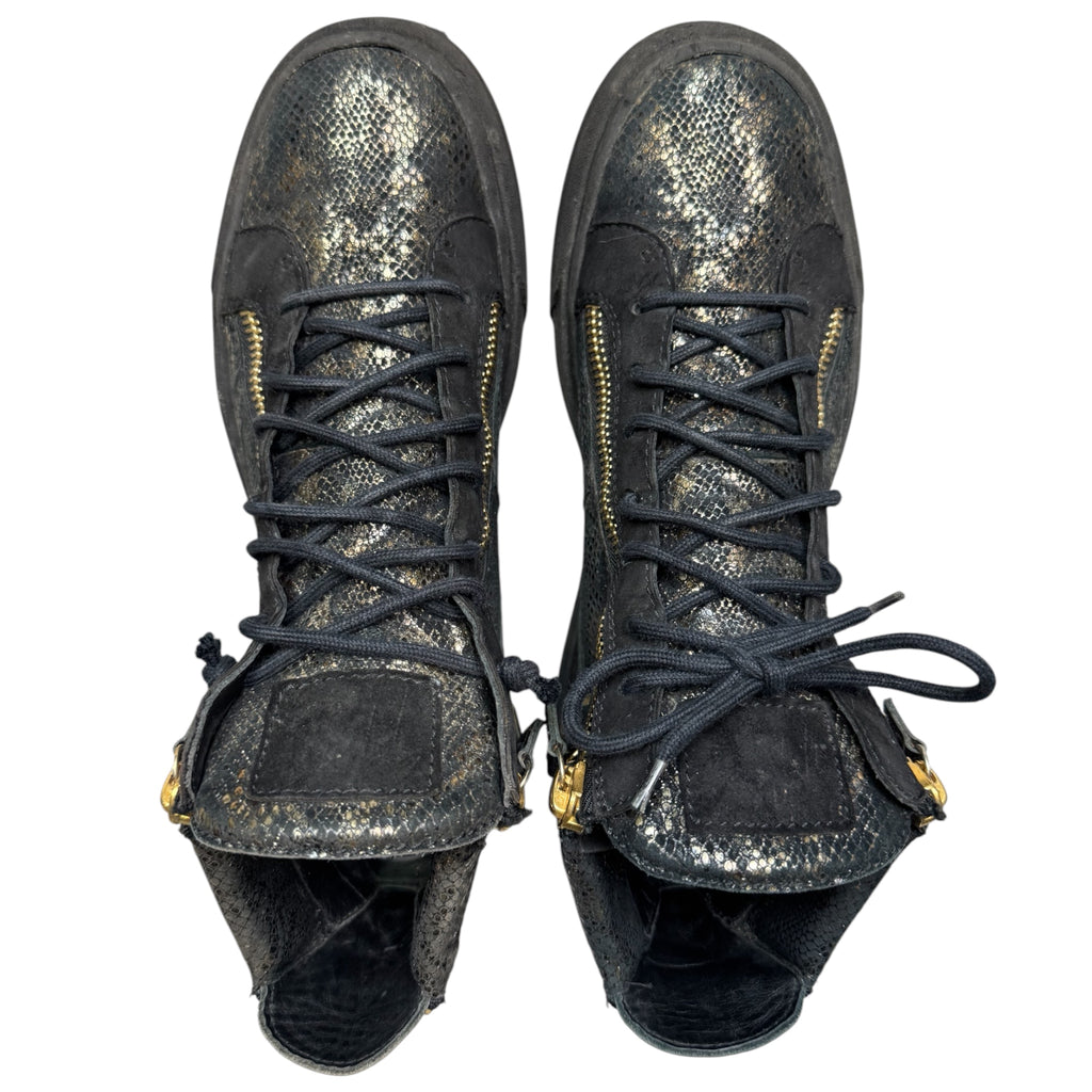 Giuseppe Zanotti python print shoes