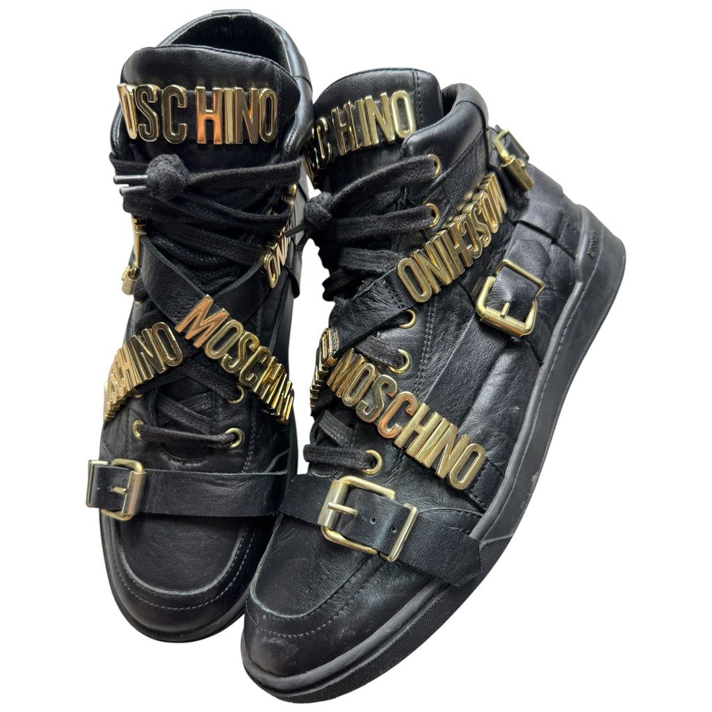 Moschino strap logo shoes