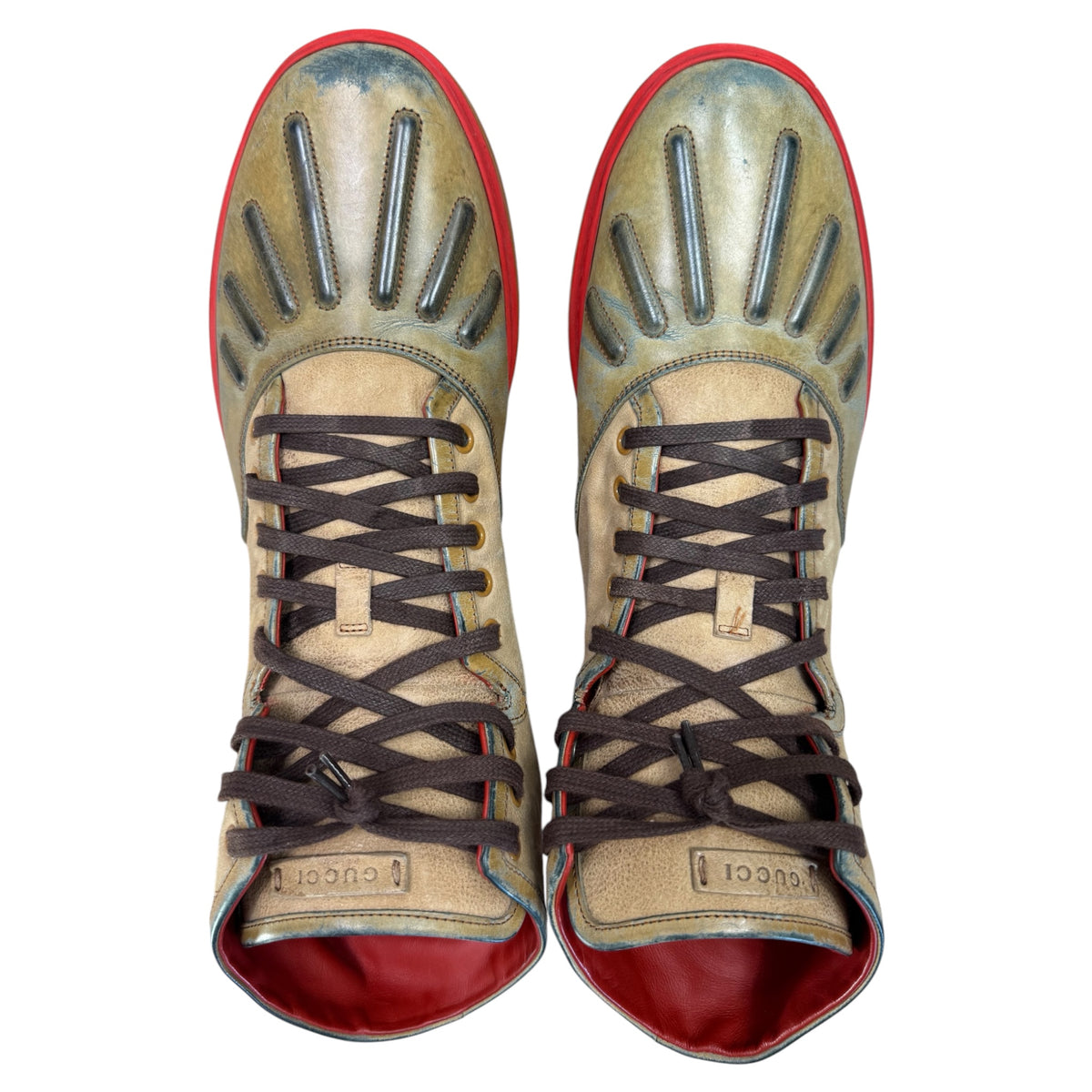 Gucci boots toe details