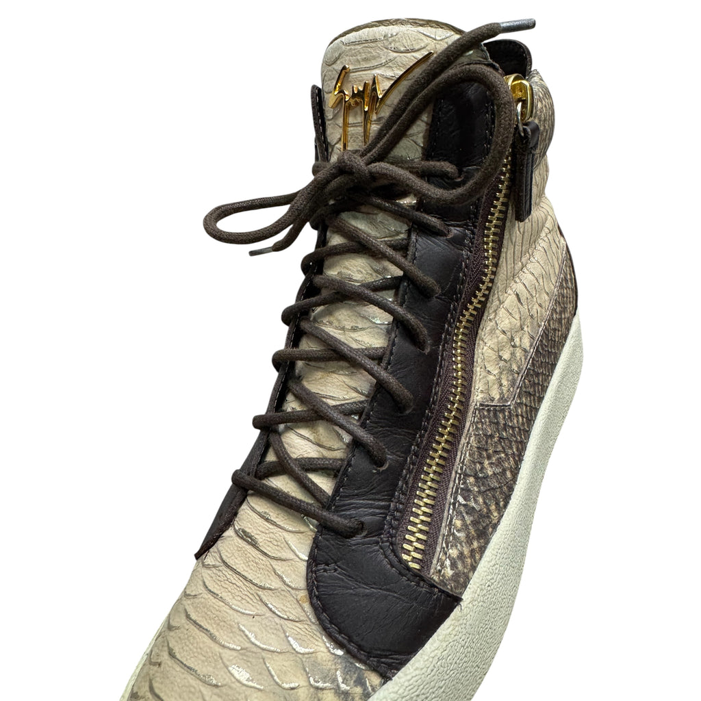 Giuseppe zanotti python shoes