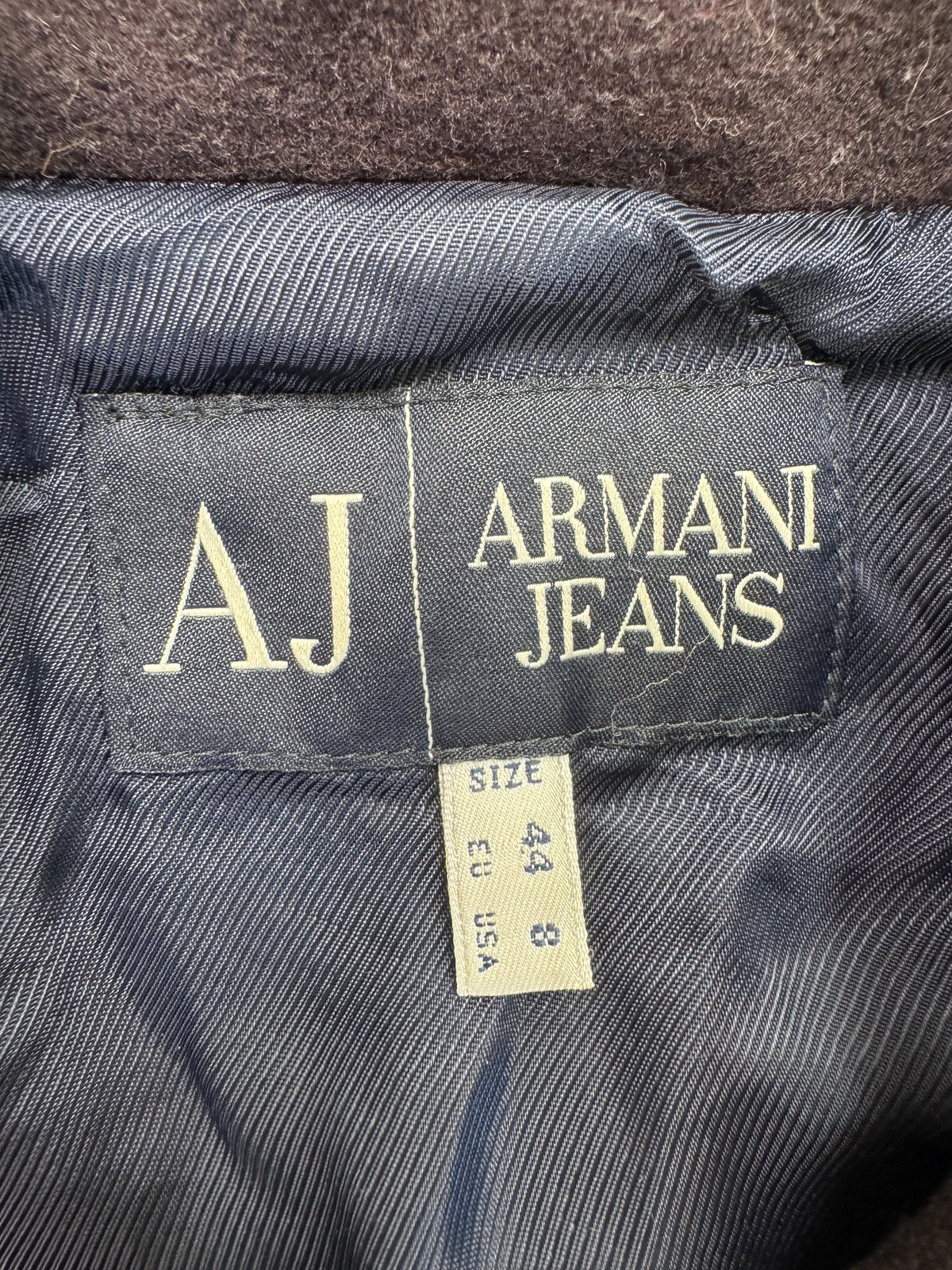 Armani jeans double breasted jacket