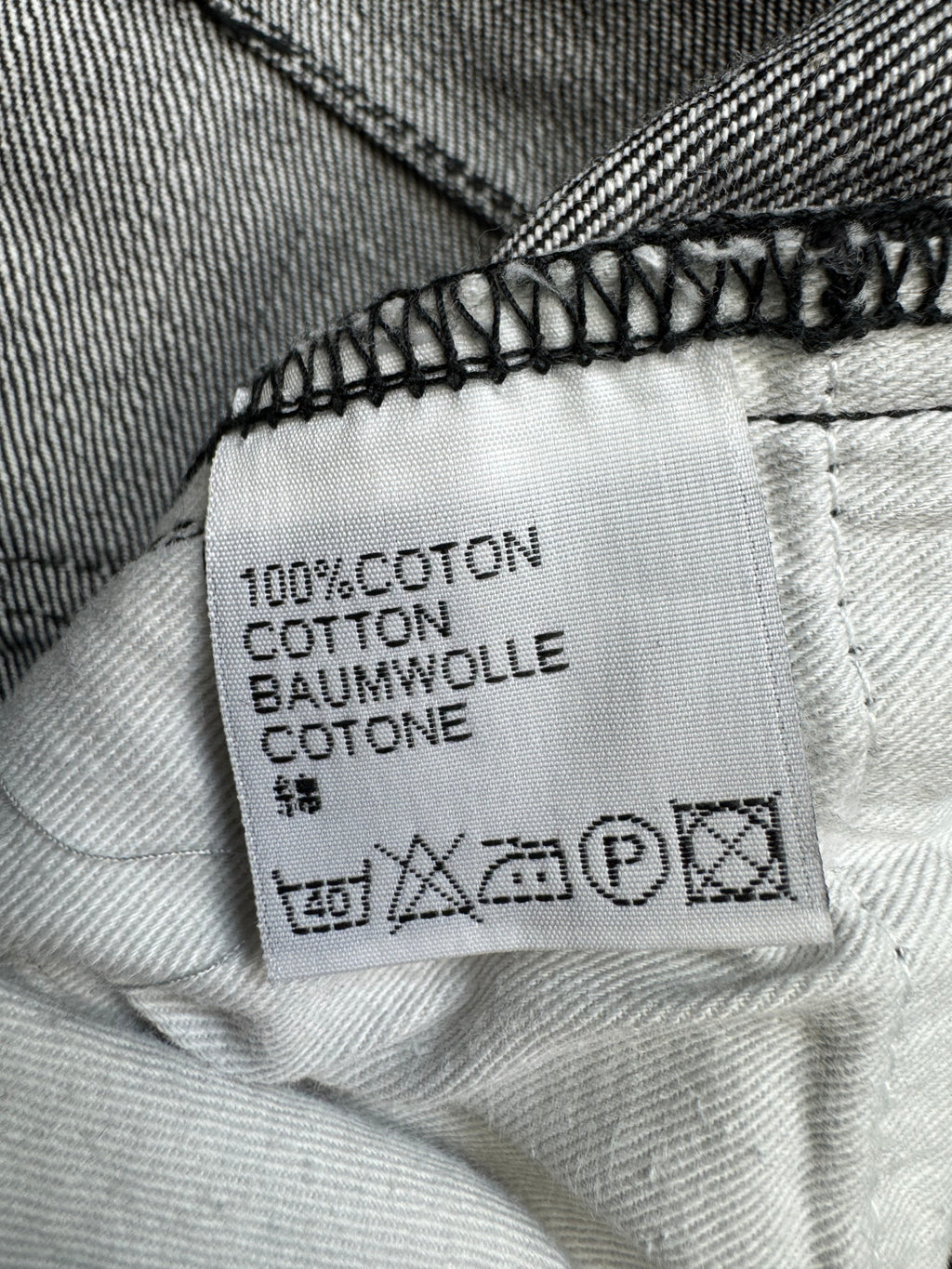 Dior Homme faded jeans