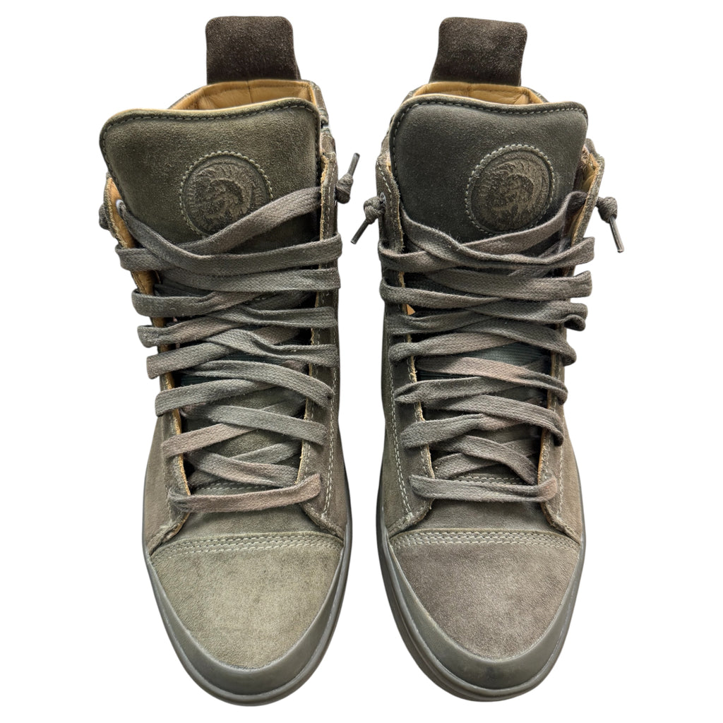 Diesel heel zip shoes