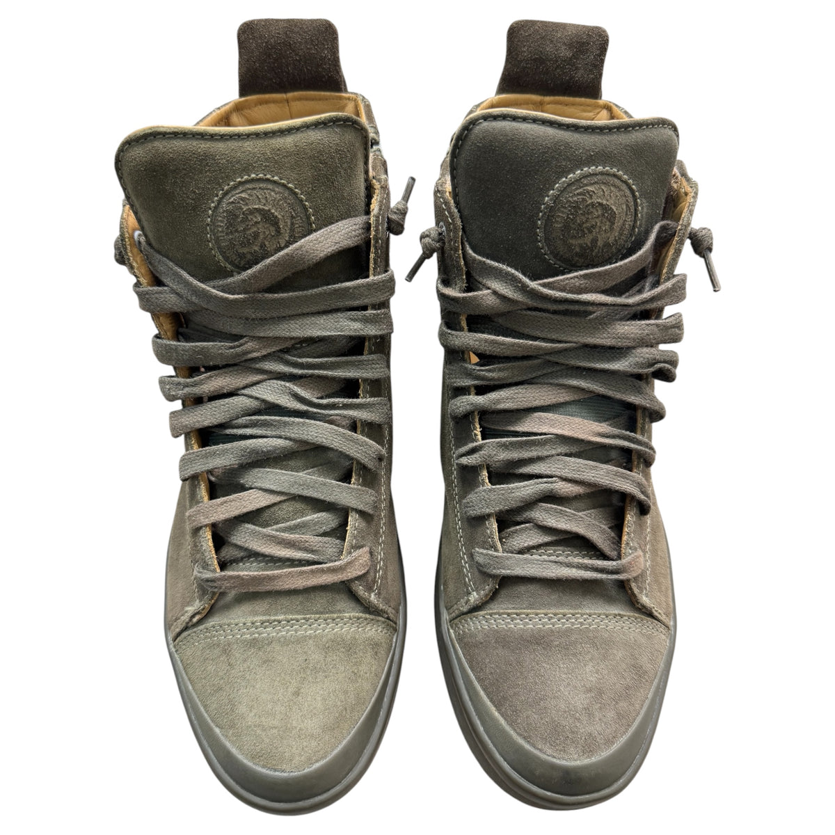 Diesel heel zip shoes