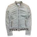 Versace collection leather jacket