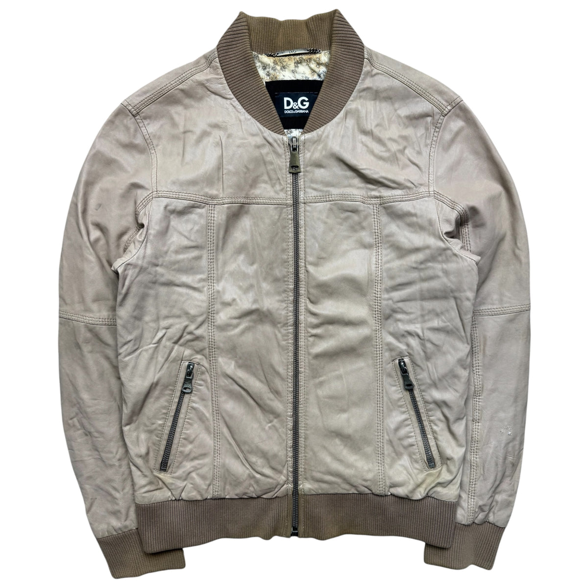 Dolce and Gabbana leather jacket