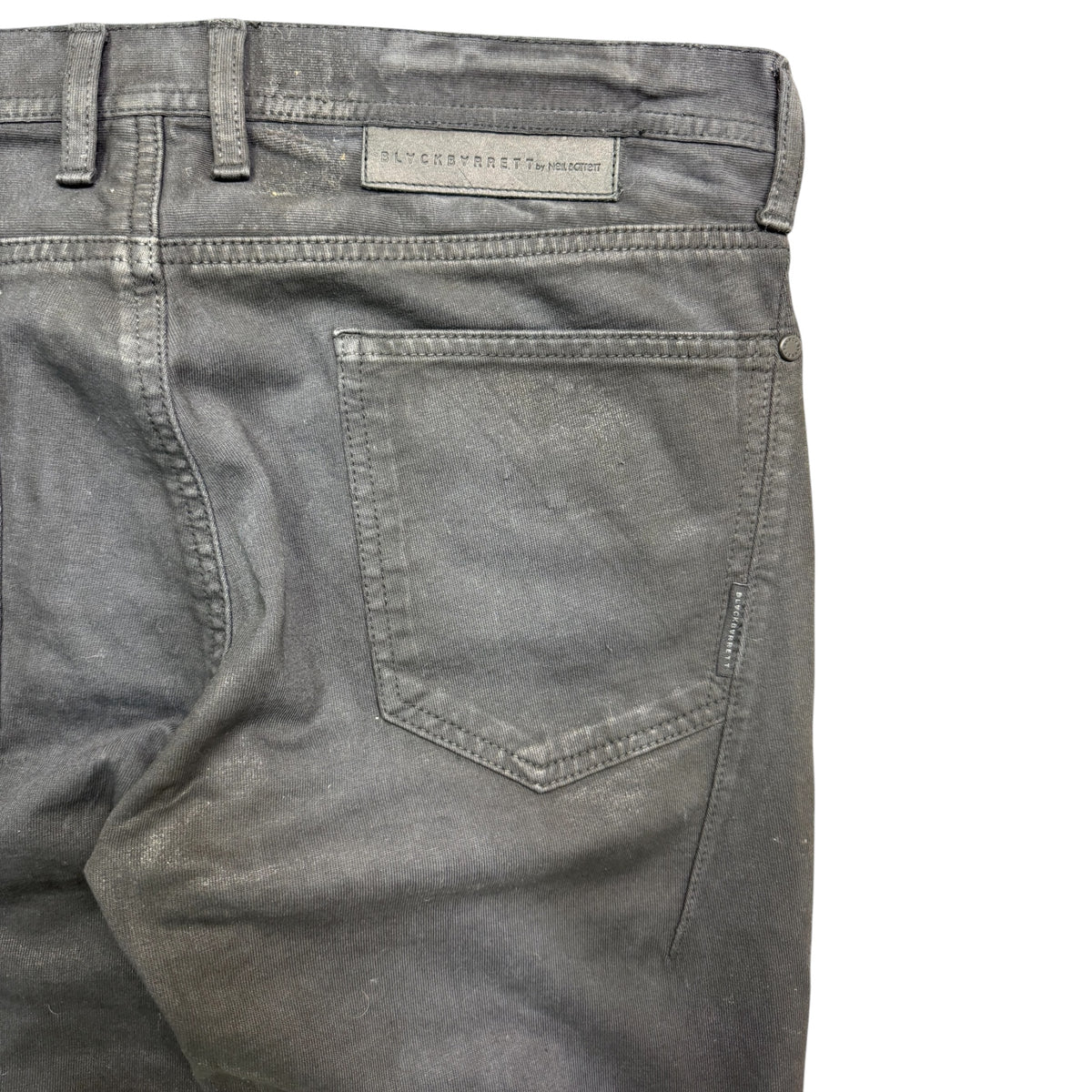 Neil Barrett waxed jeans