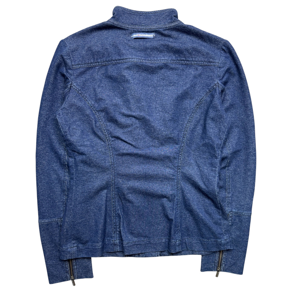 Jean Paul Gaultier denim biker jacket