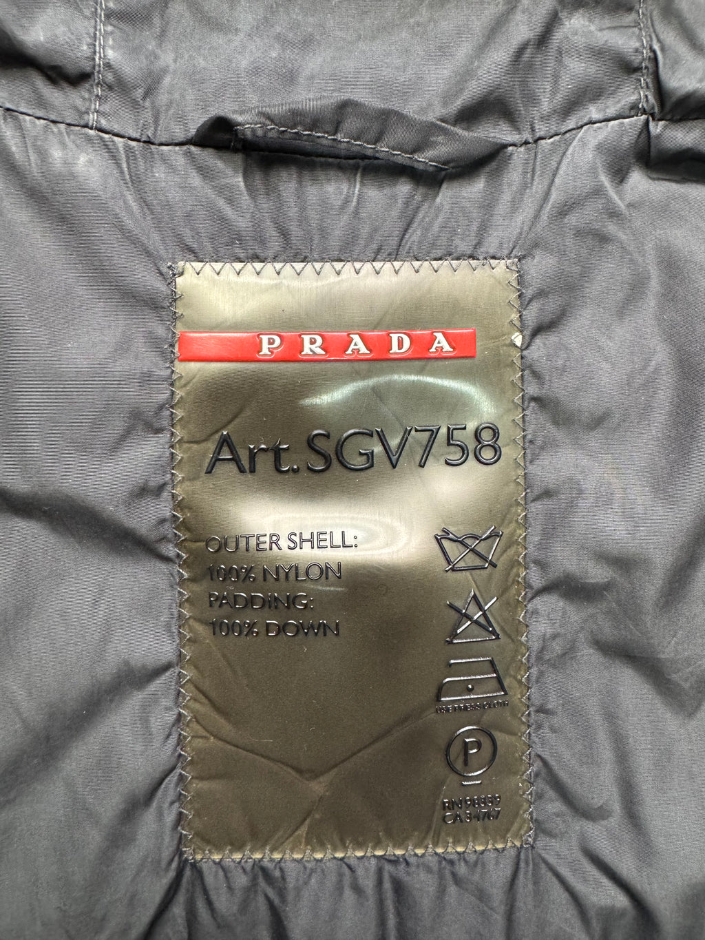 Prada puffer jacket
