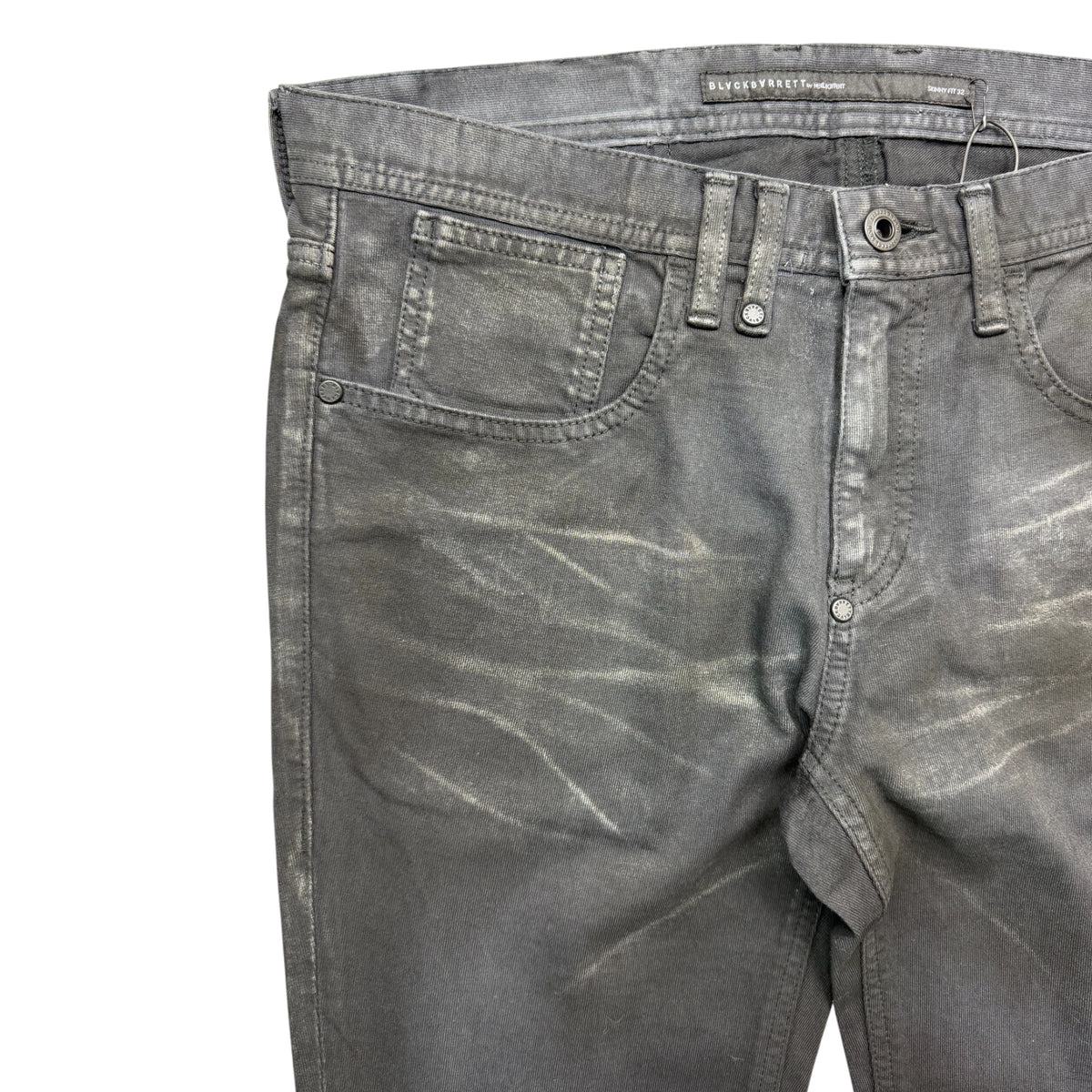 Neil Barrett waxed jeans