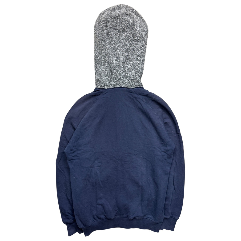 John galliano fleece detail hoodie