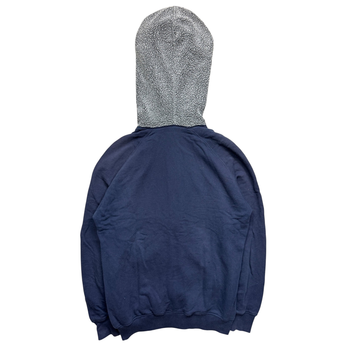 John galliano fleece detail hoodie