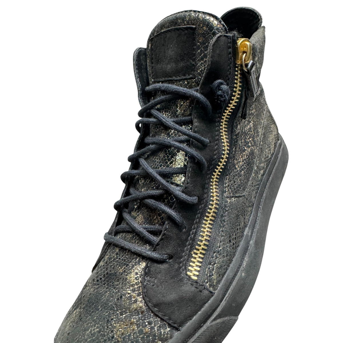 Giuseppe Zanotti python print shoes