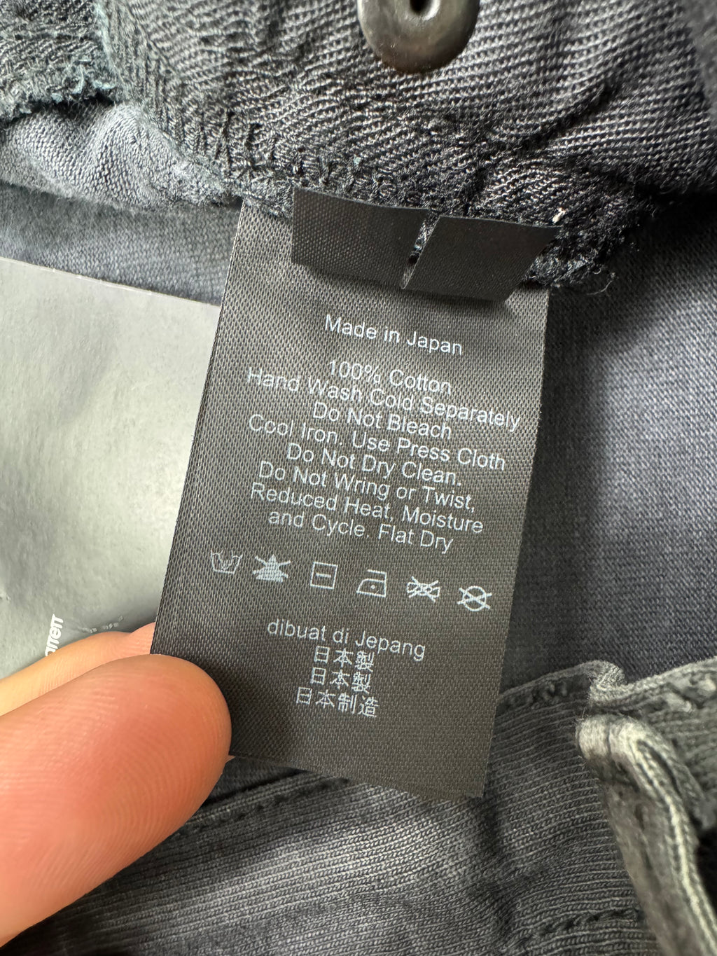 Neil Barrett waxed jeans