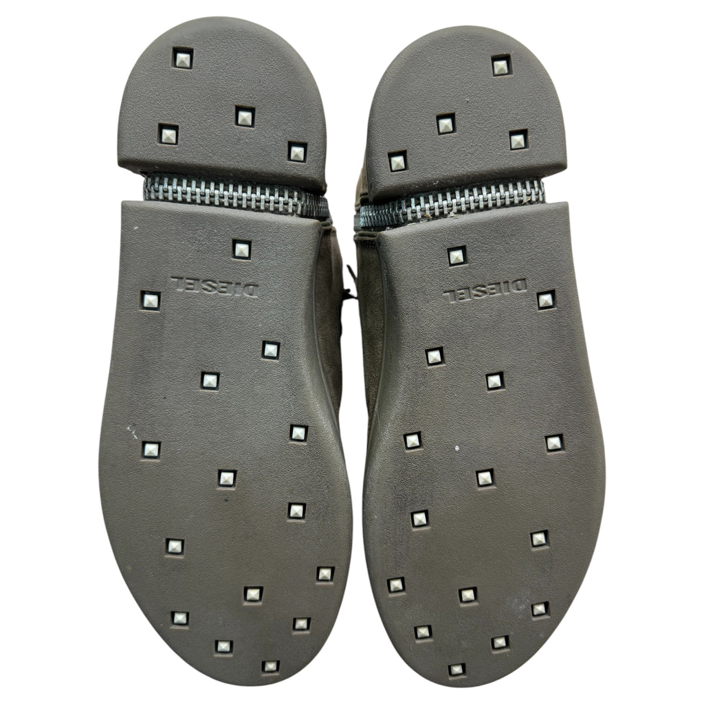 Diesel heel zip shoes