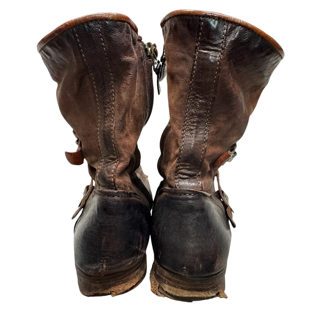A.s.98 buckle boots