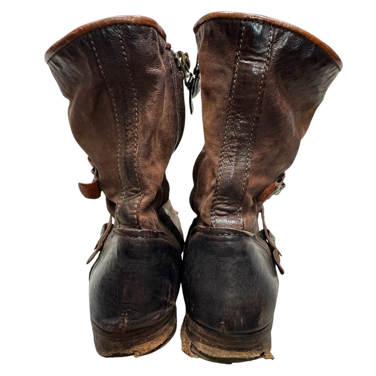 A.s.98 buckle boots