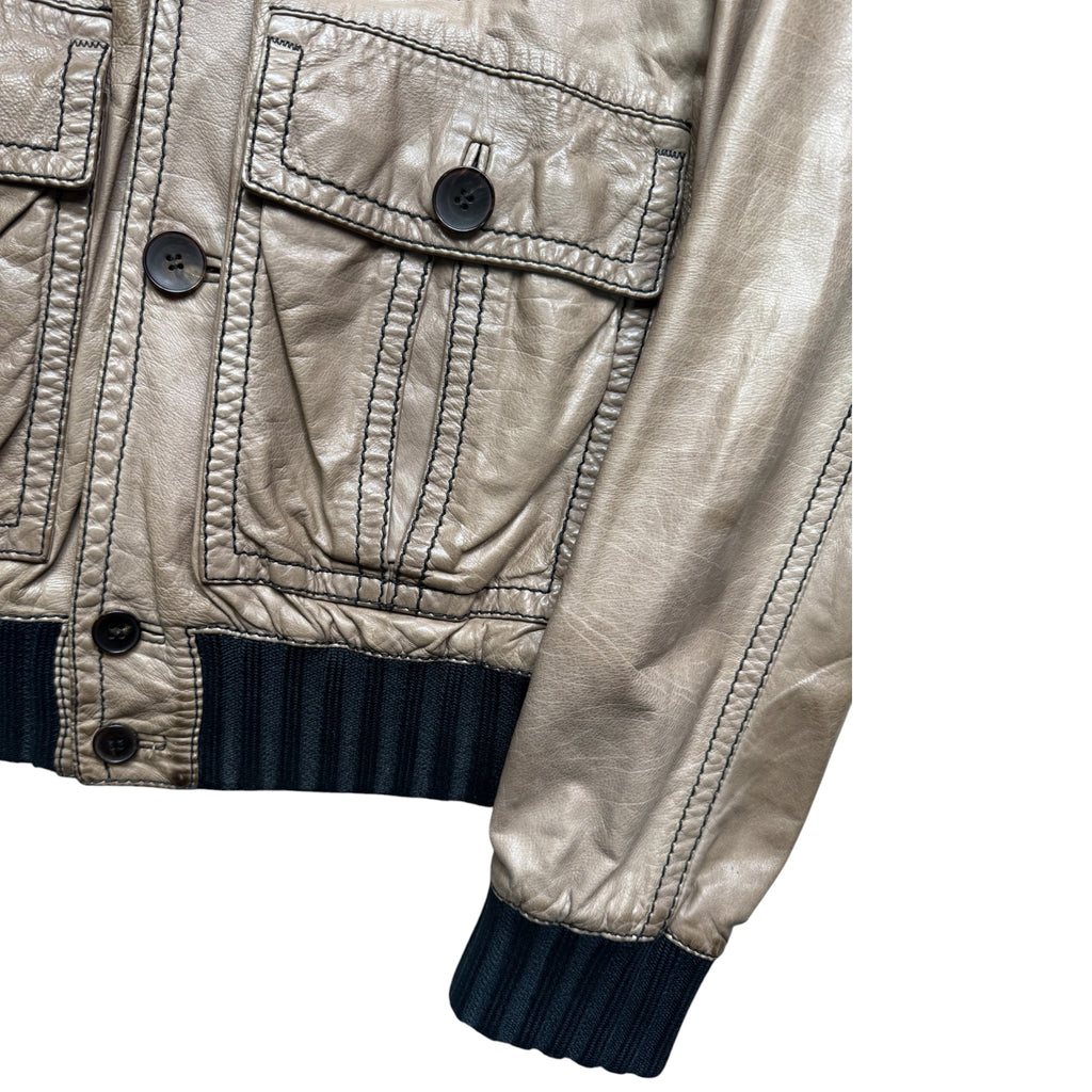 Gucci leather jacket