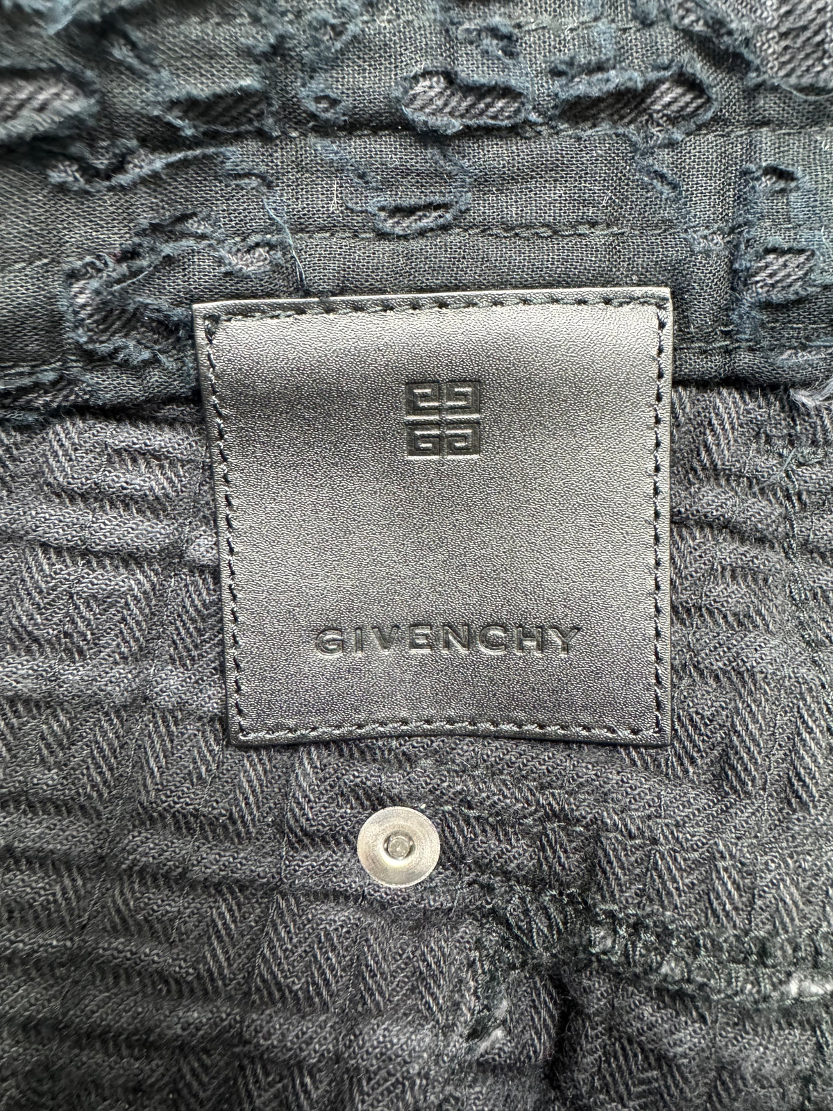 Givenchy ss2021 boro zip jeans