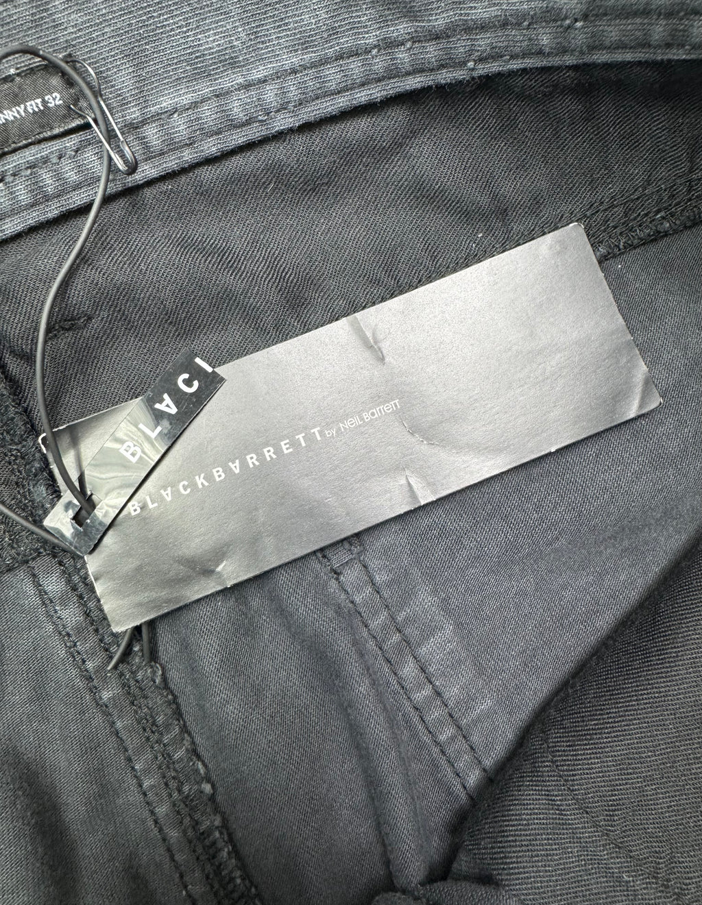 Neil Barrett waxed jeans