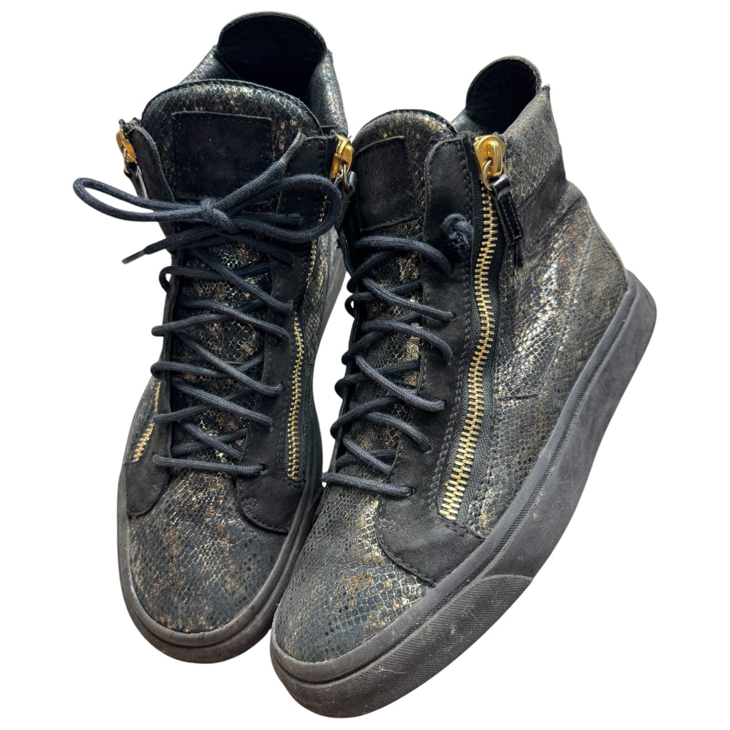 Giuseppe Zanotti python print shoes
