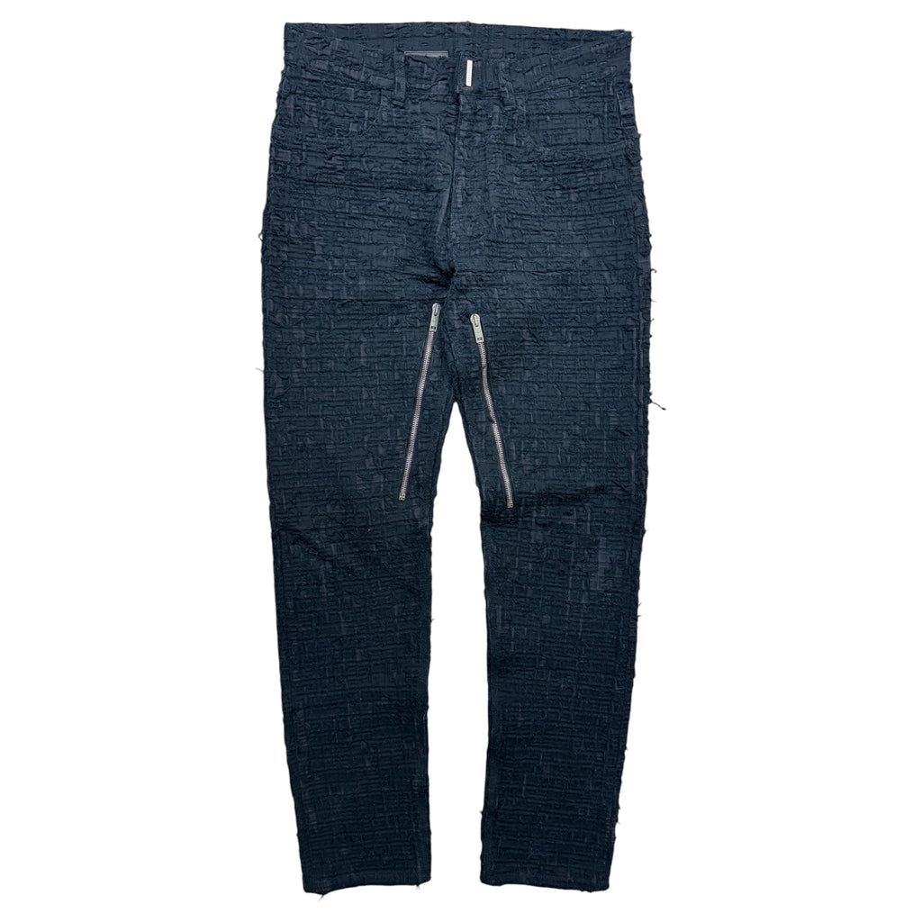Givenchy ss2021 boro zip jeans