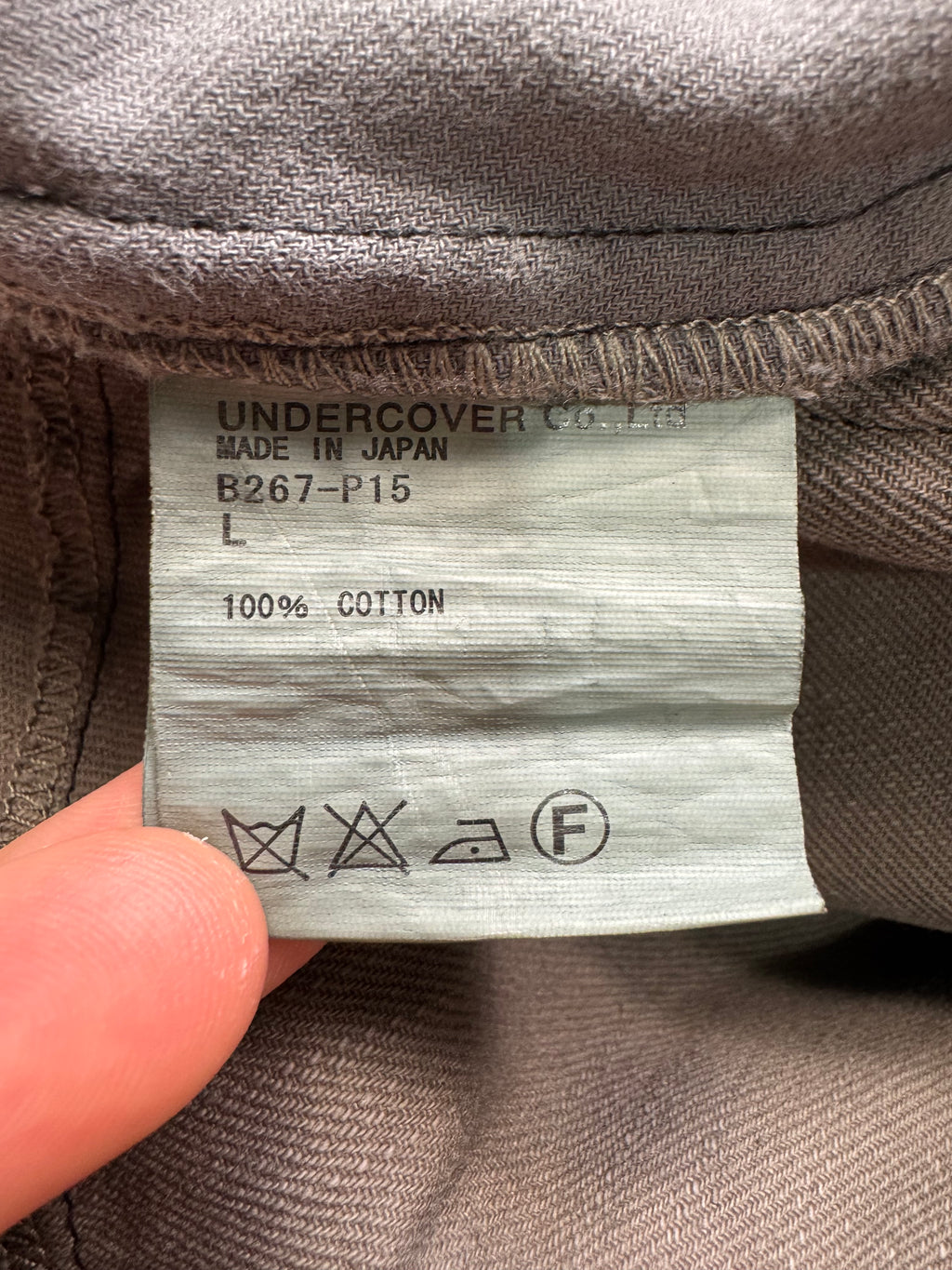 Undercover aw2004 cargos