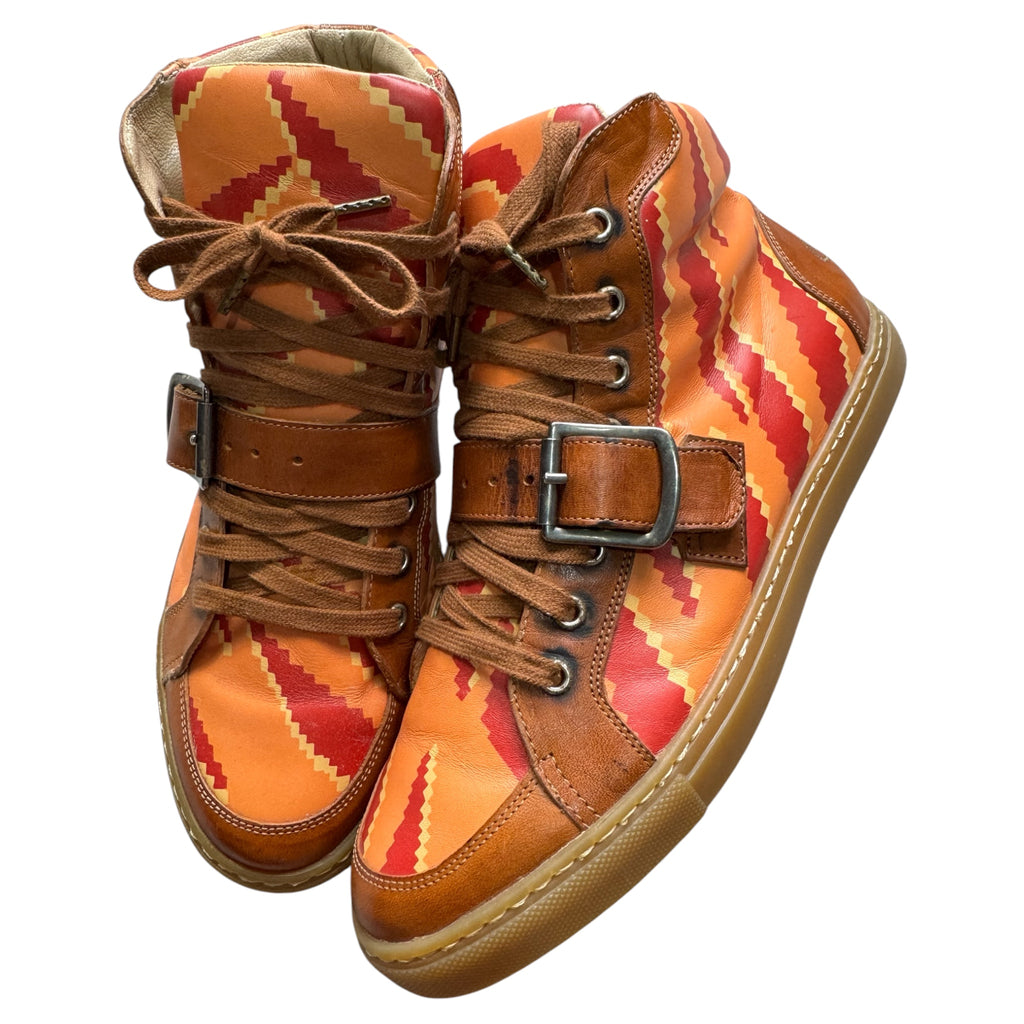 Vivienne Westwood camo buckle shoes