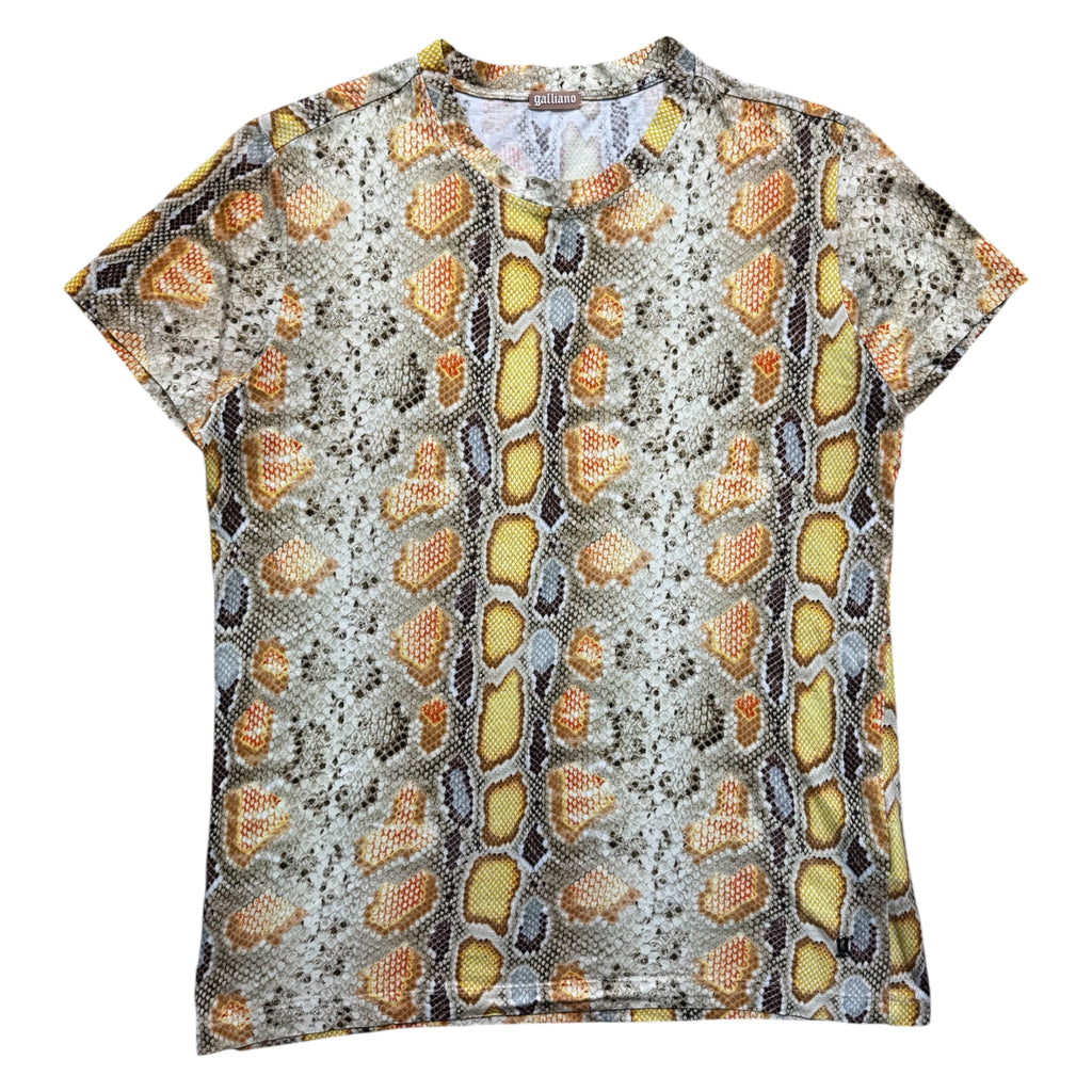 John Galliano snake skin T shirt