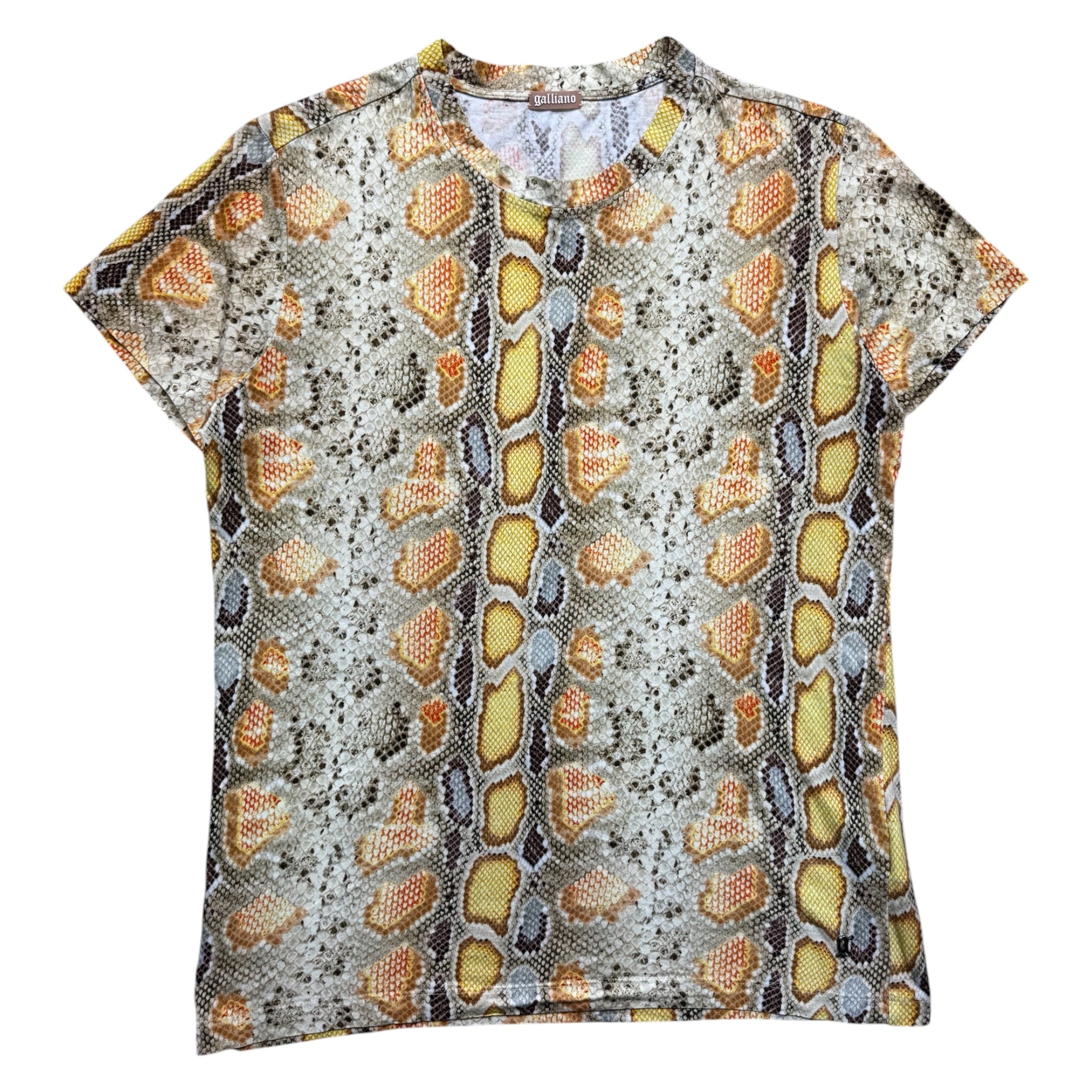John Galliano snake skin T shirt