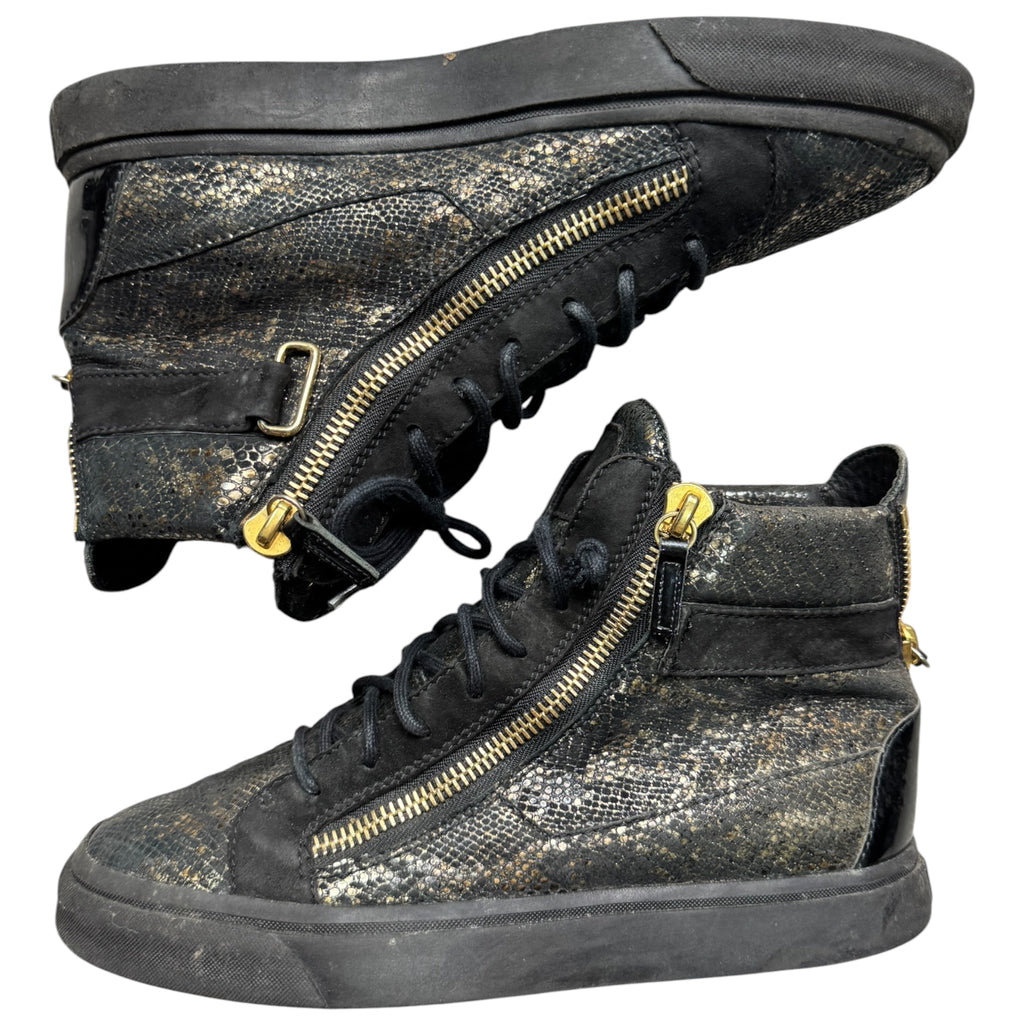 Giuseppe Zanotti python print shoes