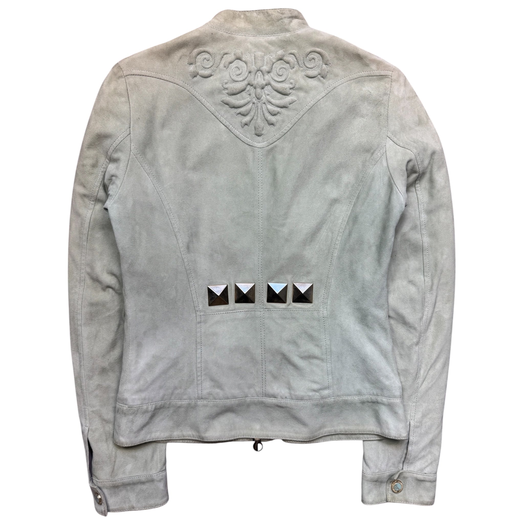 Versace collection leather jacket