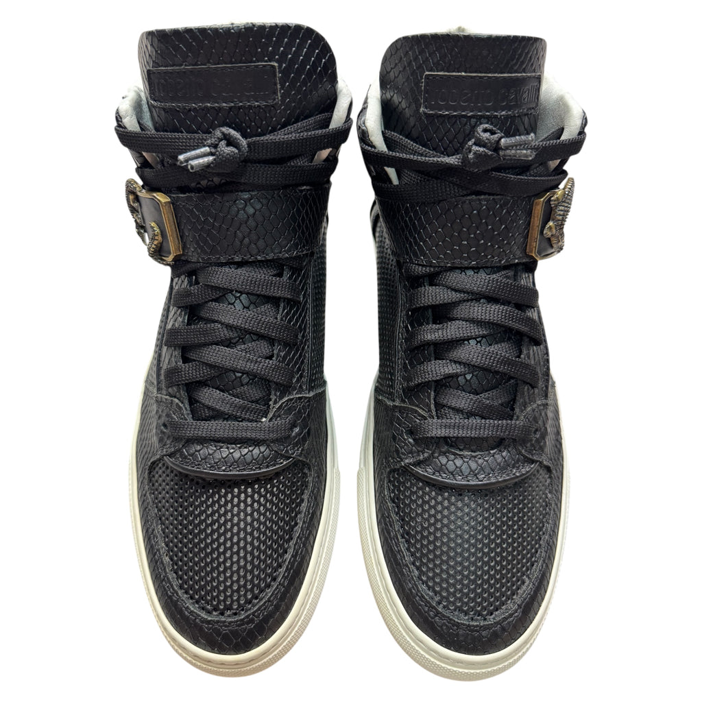 Roberto Cavalli croc strap shoes