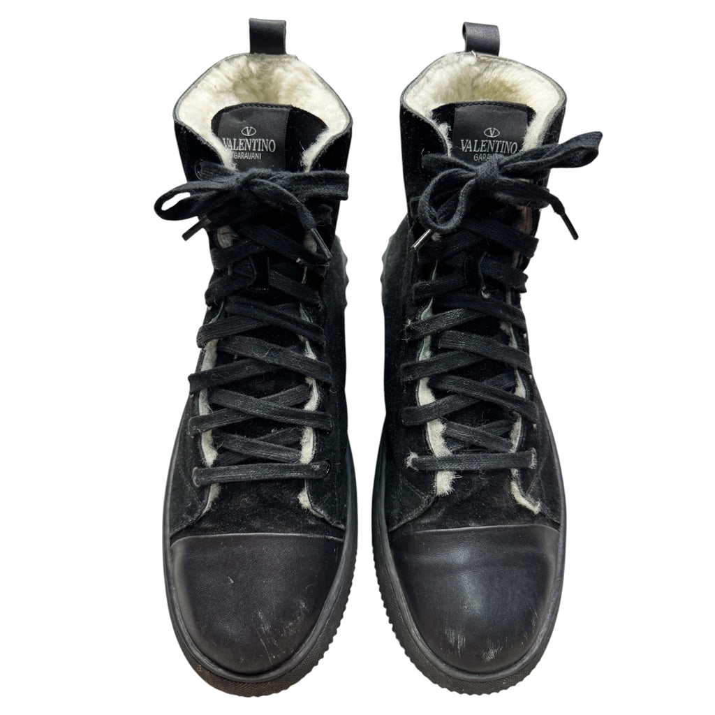 Valentino fur lining shoes