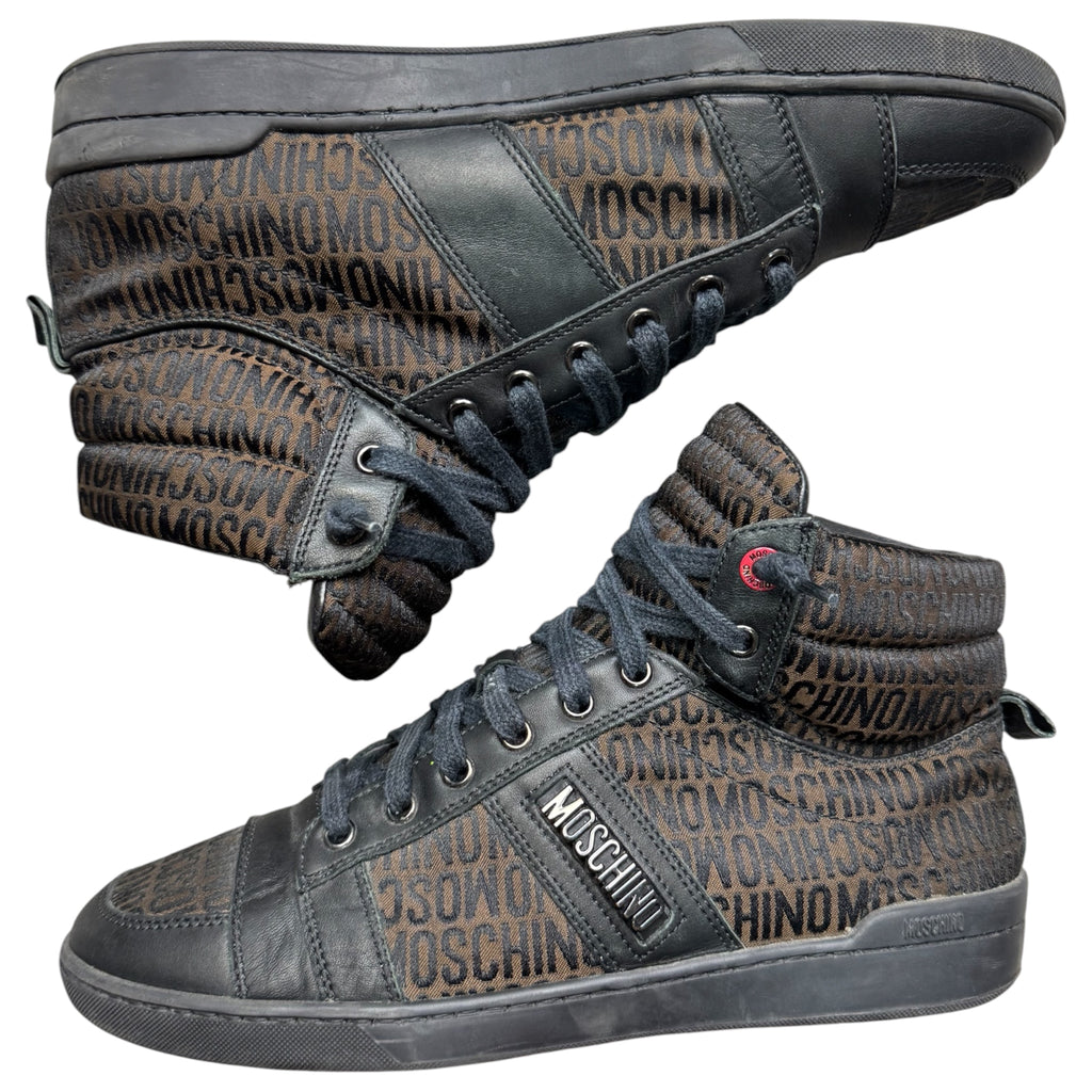 Moschino all over print shoes