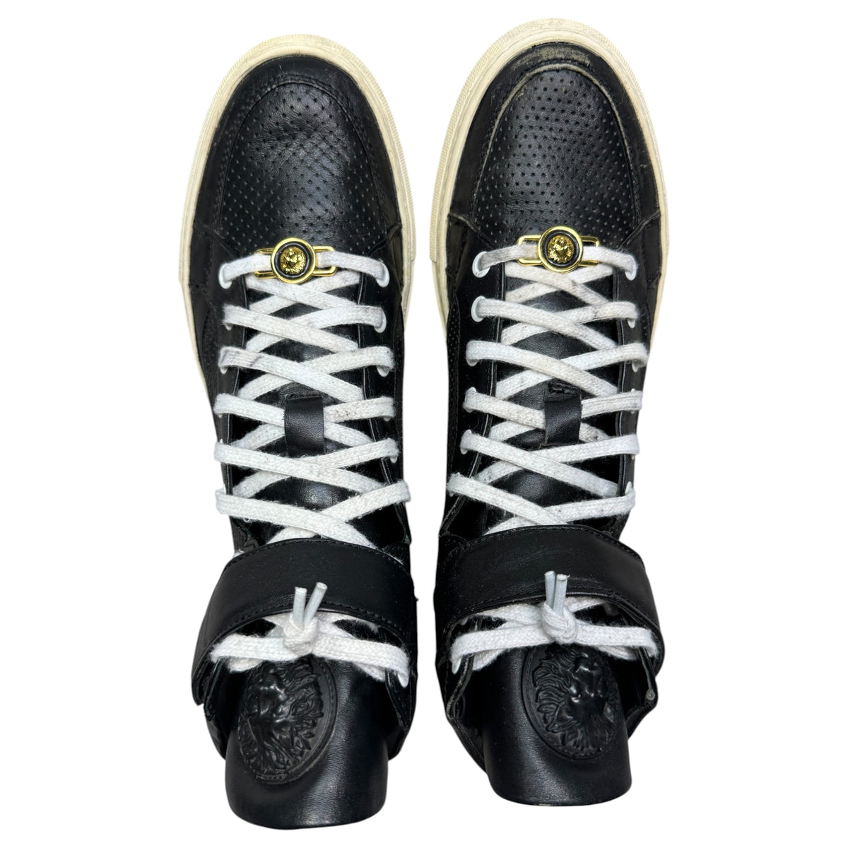 Versace lion tongue shoes