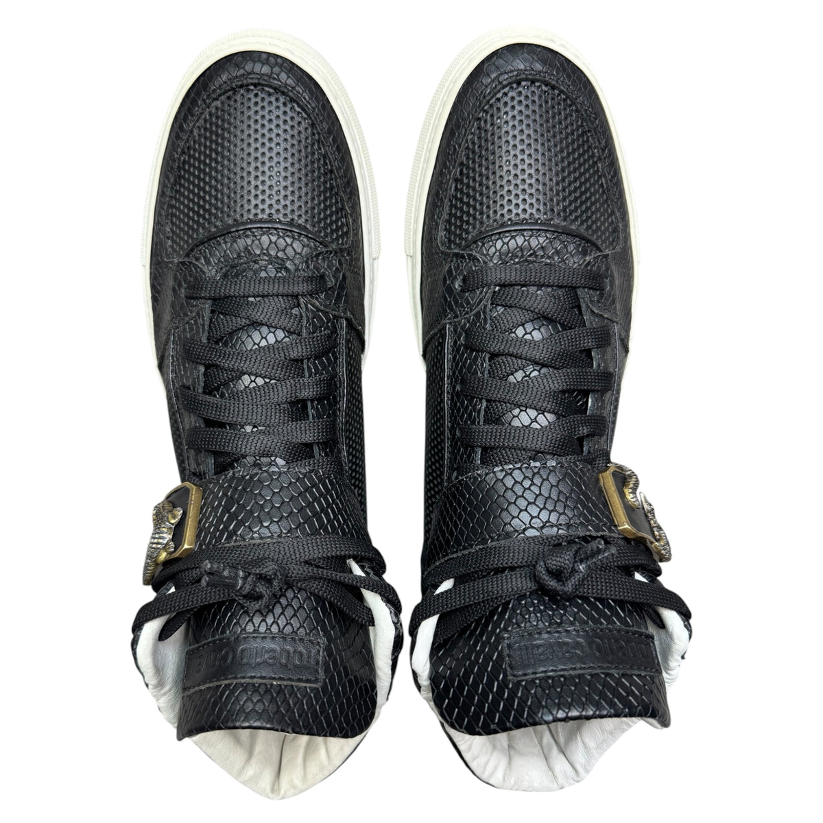 Roberto Cavalli croc strap shoes