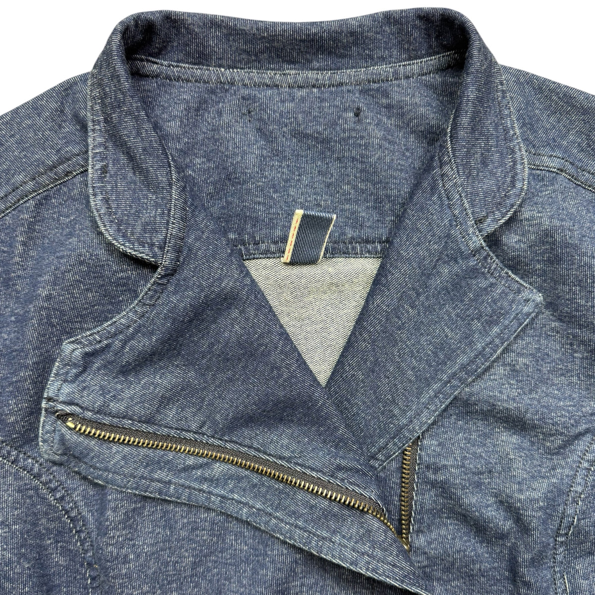 Jean Paul Gaultier denim biker jacket
