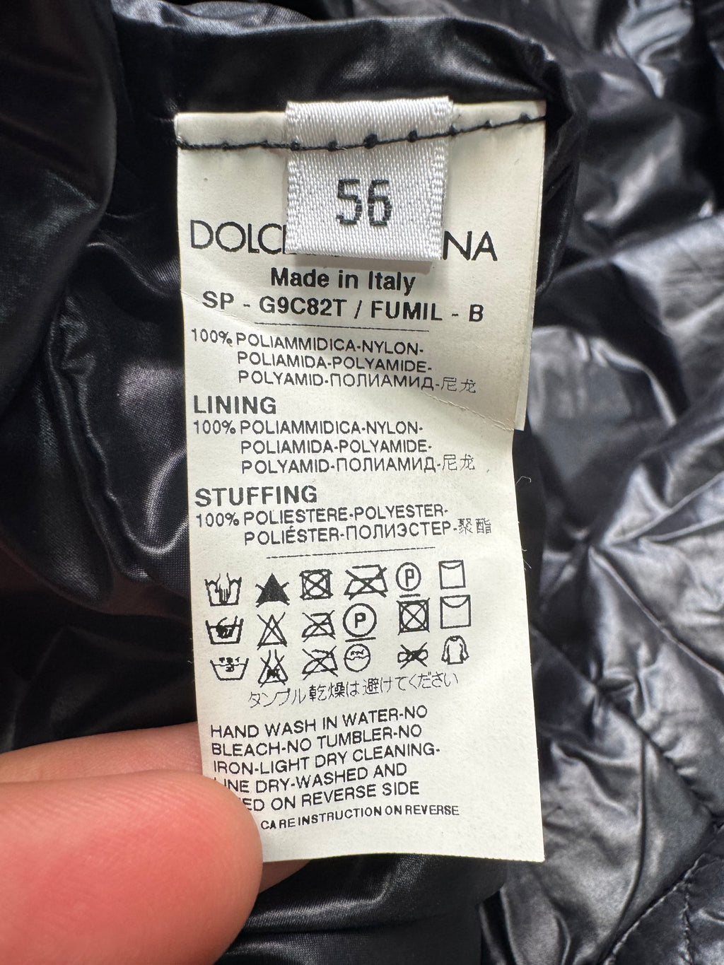Dolce and Gabbana bomber jacket