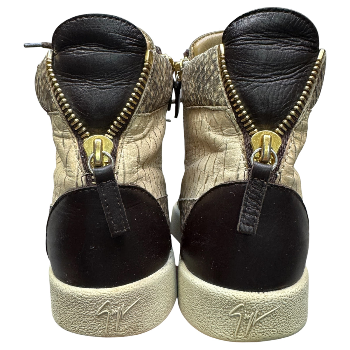 Giuseppe zanotti python shoes