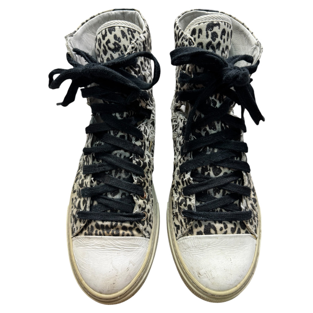 Amiri leaped print shoes