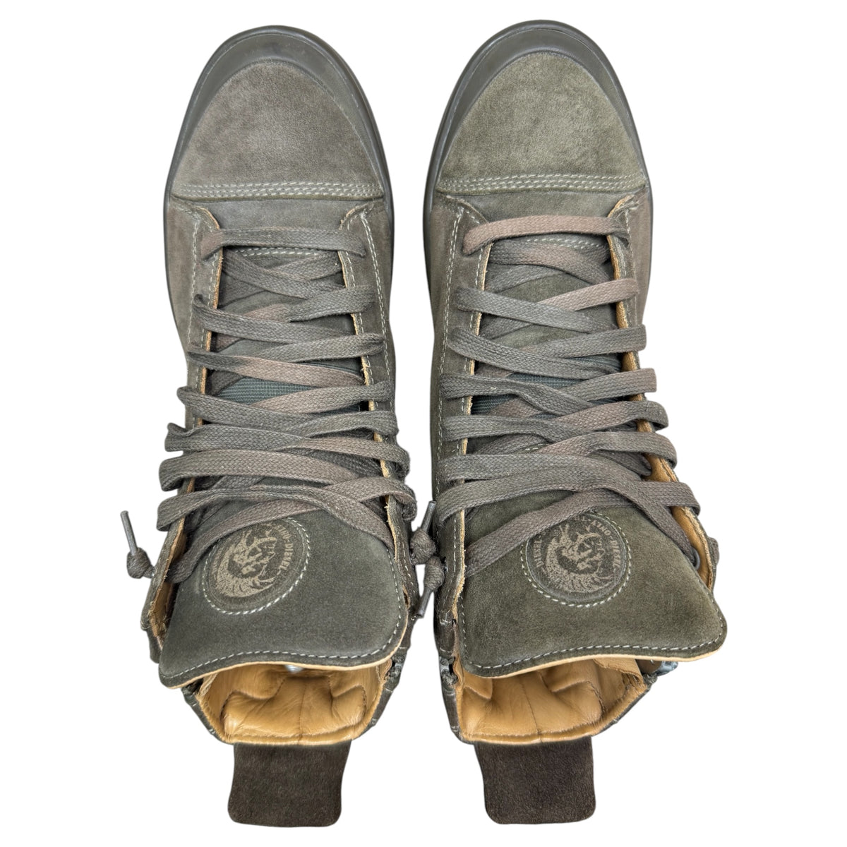 Diesel heel zip shoes
