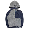 John galliano fleece detail hoodie