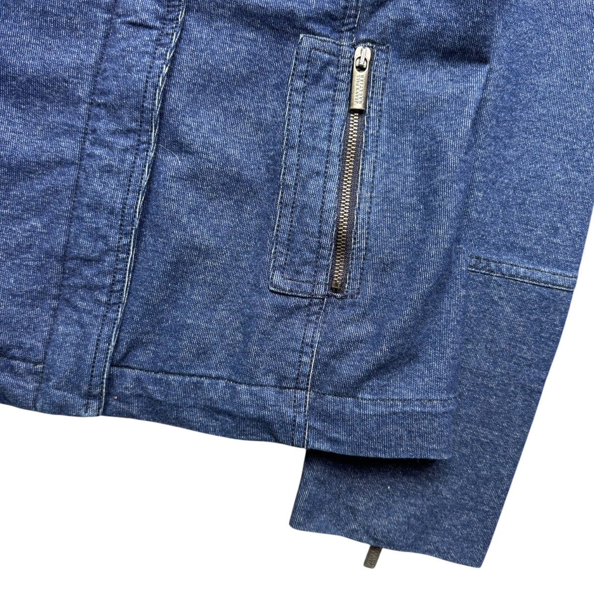 Jean Paul Gaultier denim biker jacket