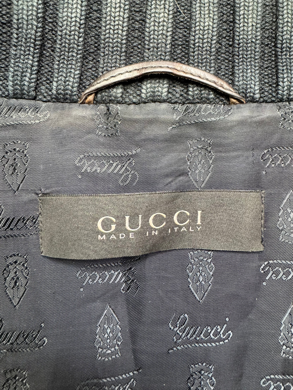 Gucci leather jacket
