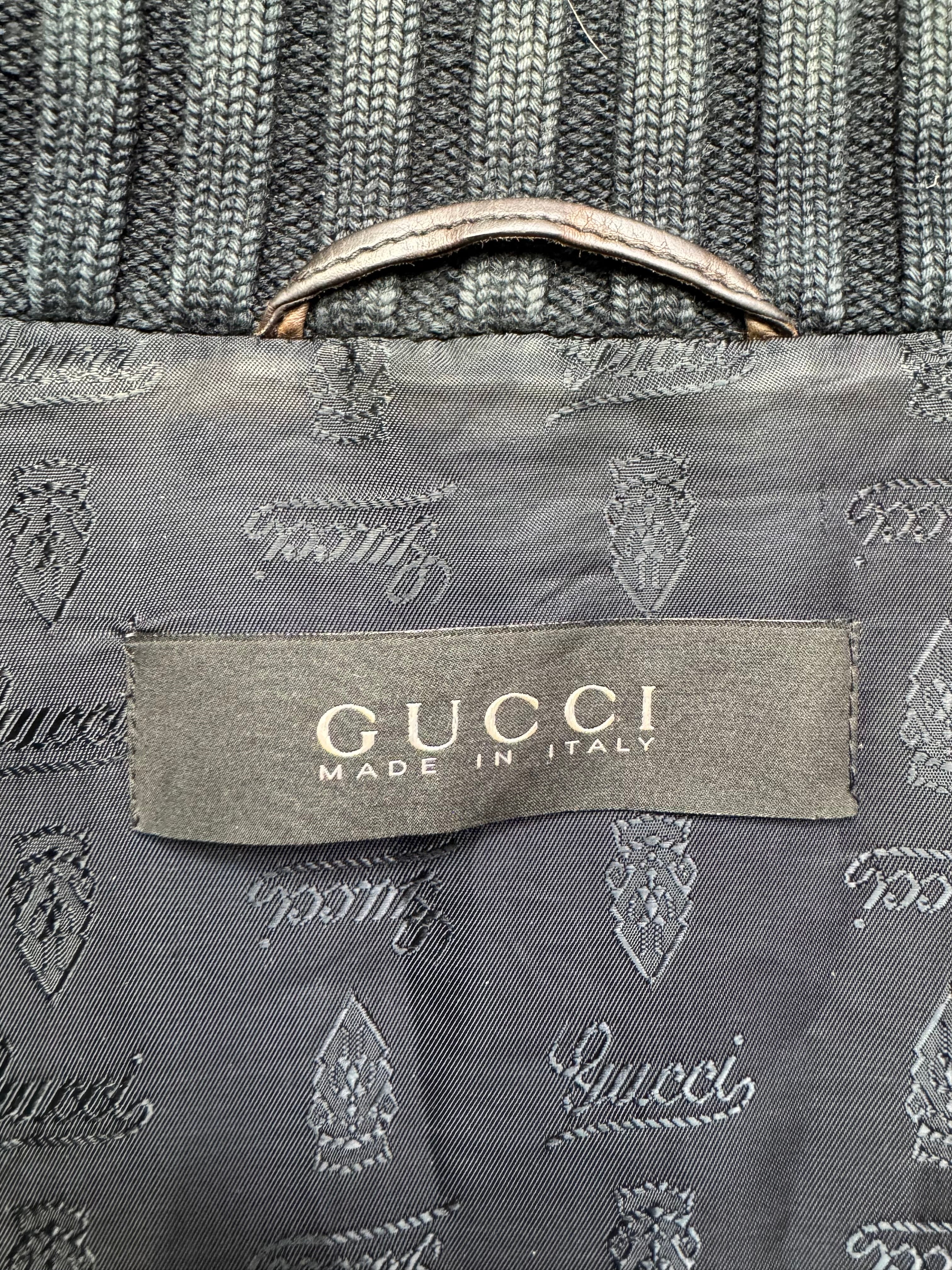 Gucci leather jacket