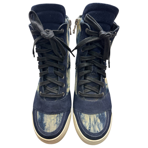 Balmain blue shoes