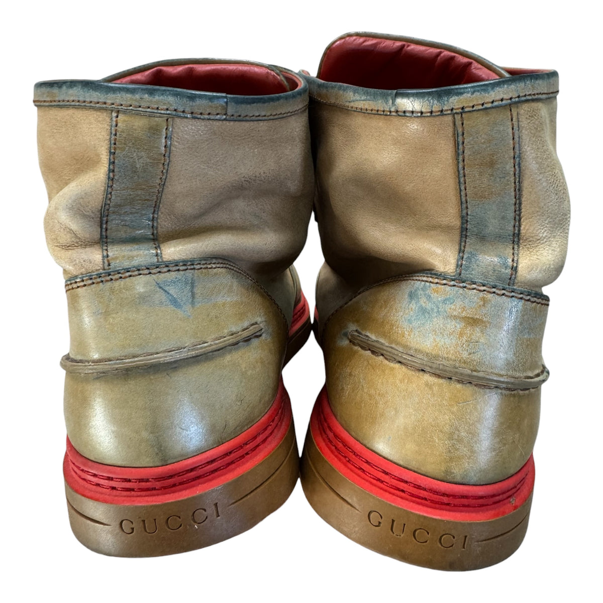 Gucci boots toe details