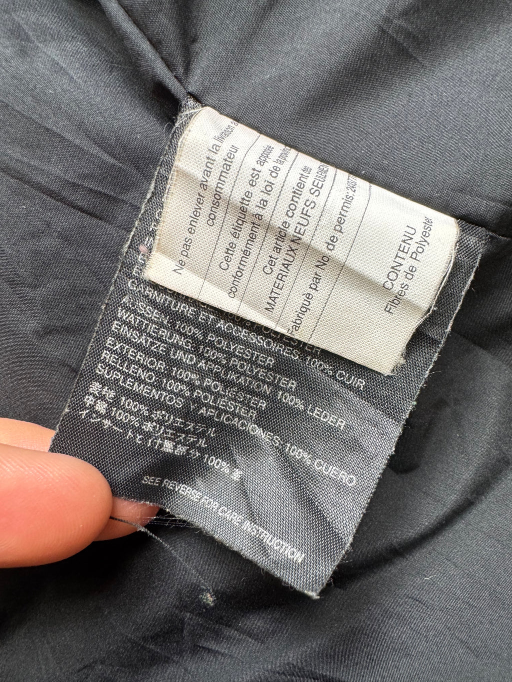 Prada square stitch jacket